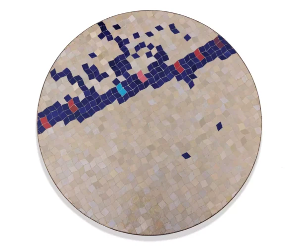 Ligne Ô bleu majorelle - gazelle mob Mobilier en mosaïque contemporaine